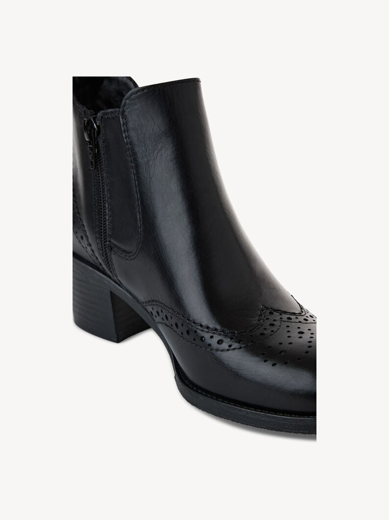 Tamaris Leder Chelsea Boot - Schwarz