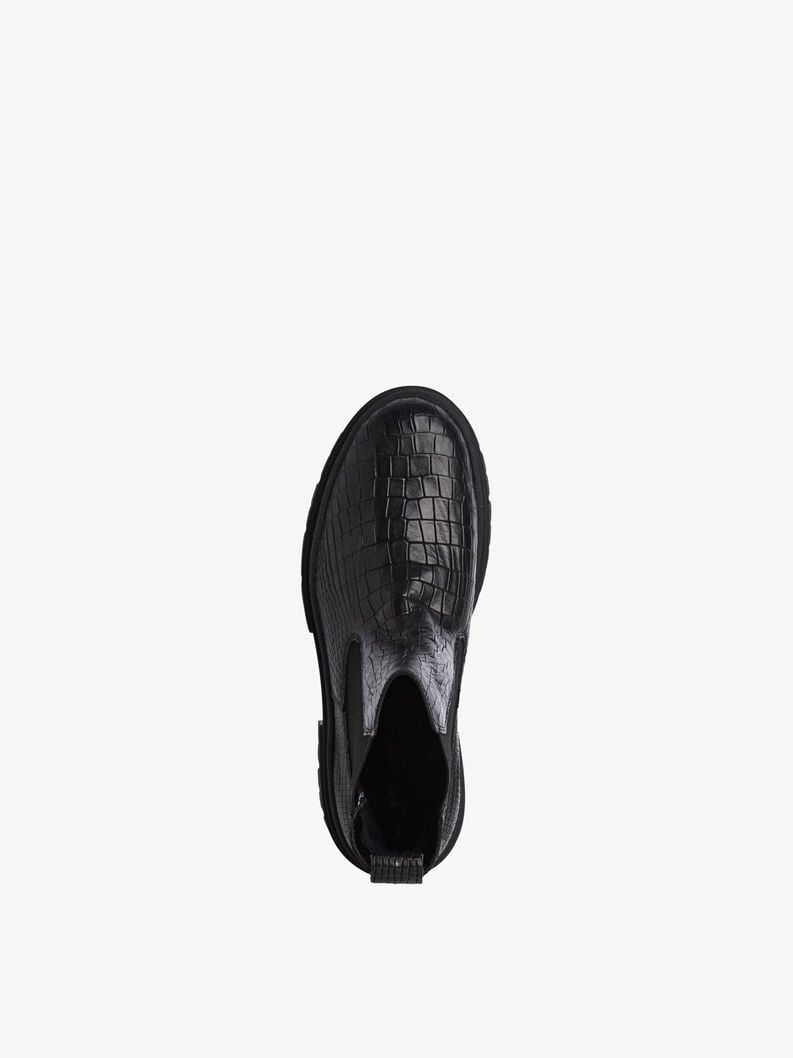 Tamaris Leder Chelsea Boot - Schwarz