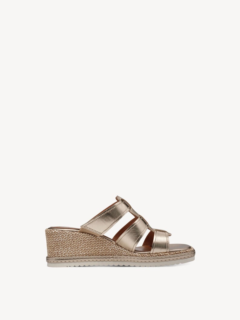 Tamaris Lederpantolette - Metallic