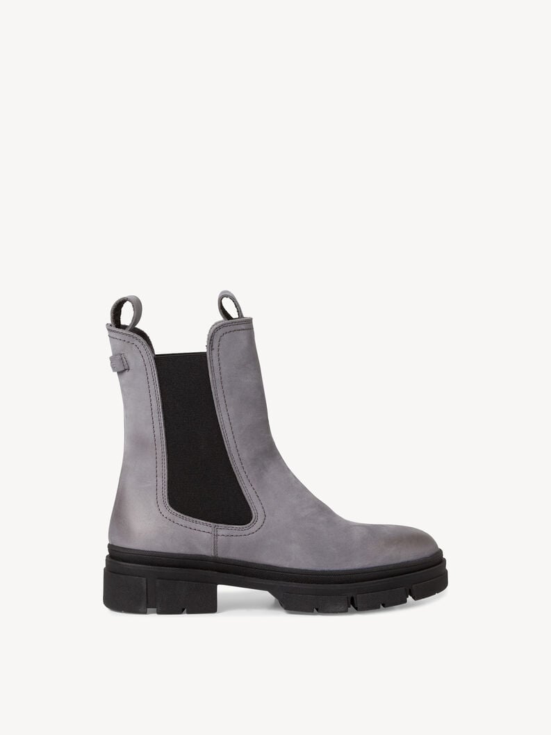 Tamaris Leder Chelsea Boot - Grau
