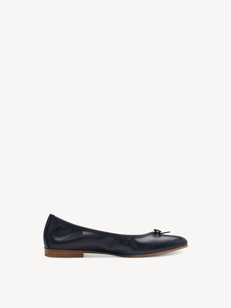 Tamaris Lederballerina - Blau