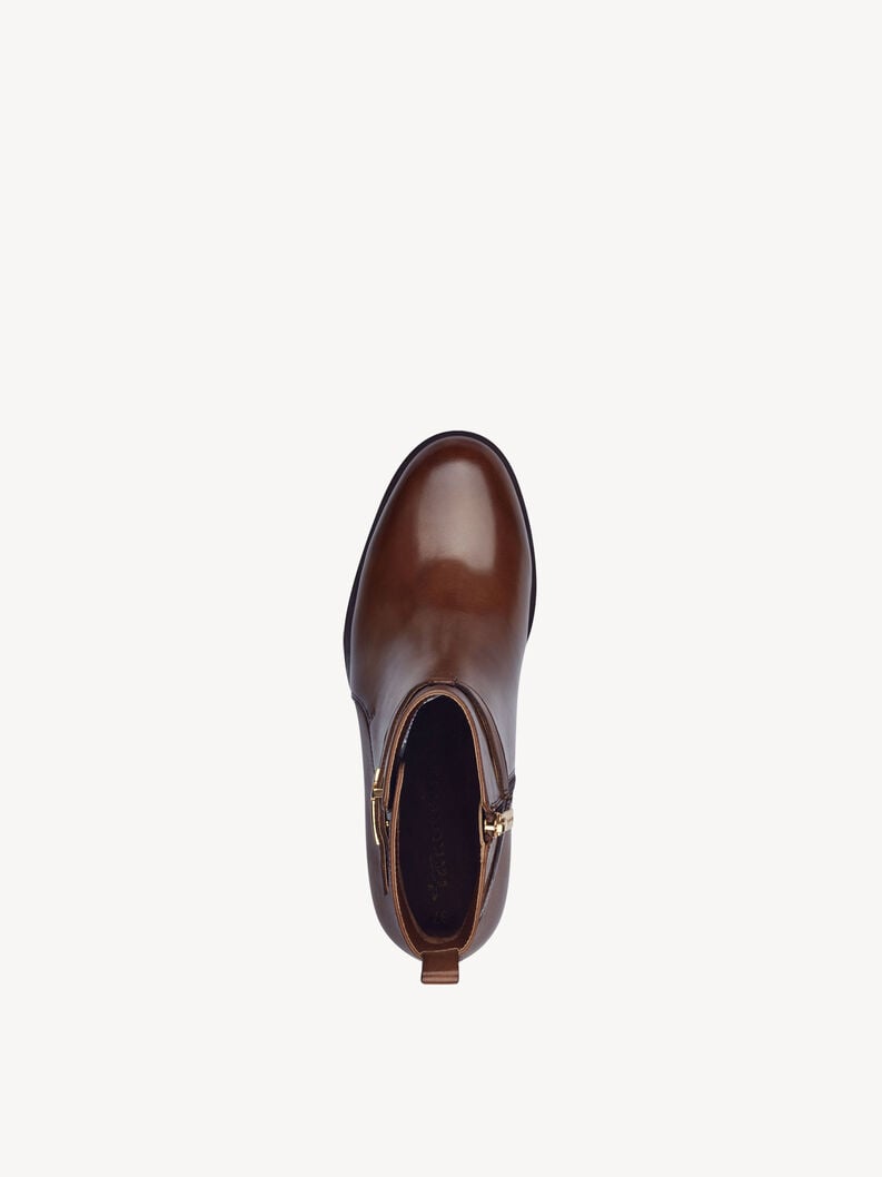 Tamaris Lederstiefelette - Braun