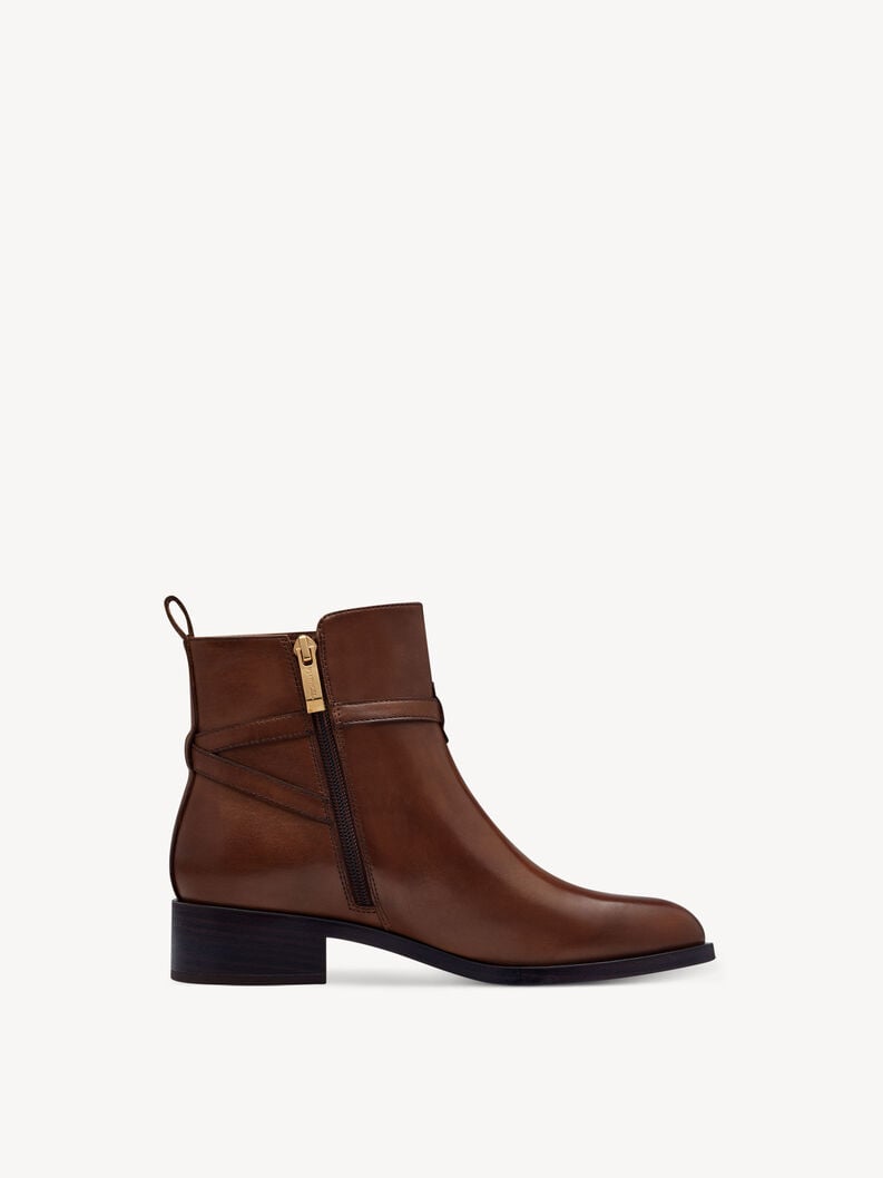 Tamaris Lederstiefelette - Braun