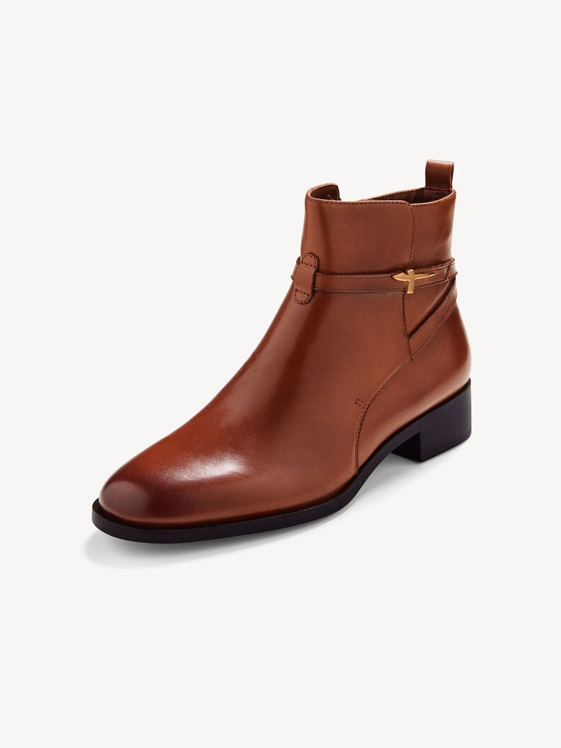 Tamaris Lederstiefelette - Braun