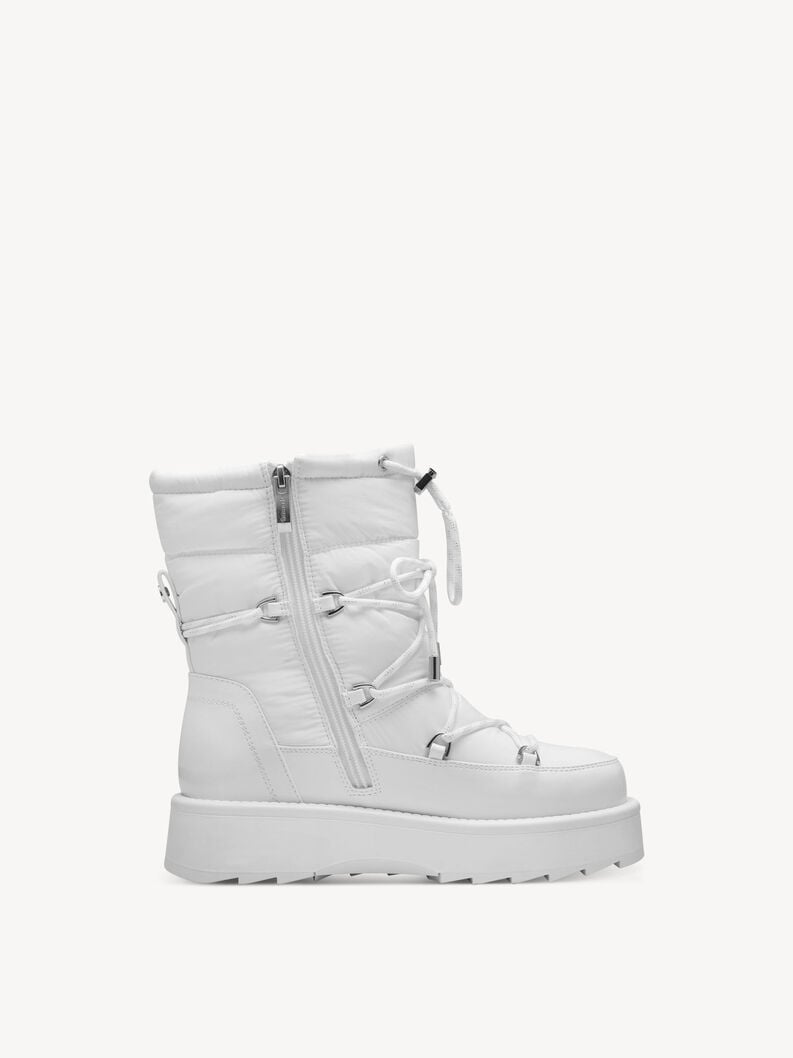 Tamaris Stiefelette - Weiß Warmfutter