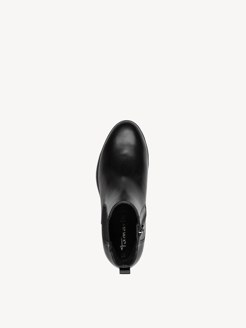 Tamaris Leder Chelsea Boot - Schwarz