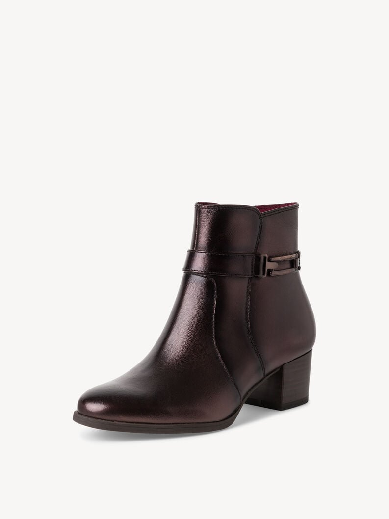Tamaris Lederstiefelette - Braun