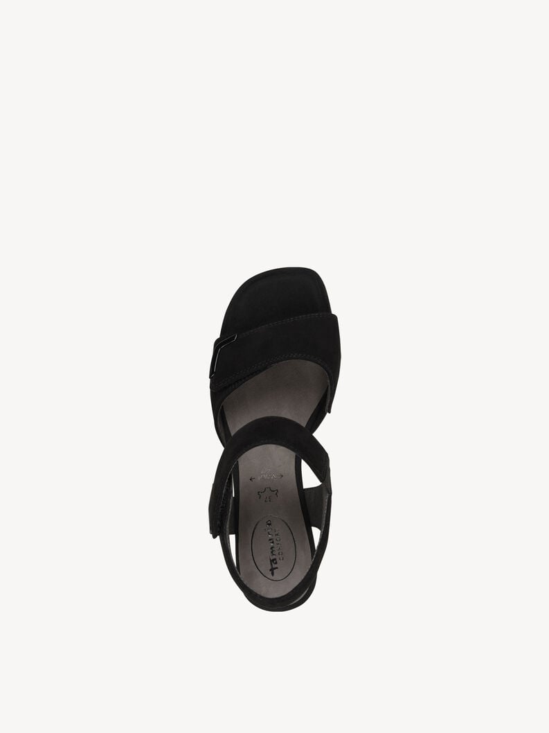 Tamaris Ledersandalette - Schwarz