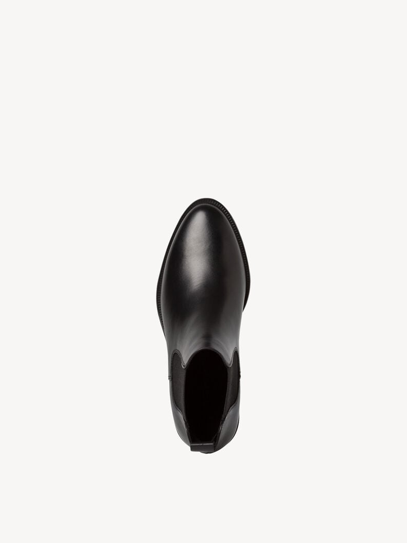 Tamaris Leder Chelsea Boot - Schwarz