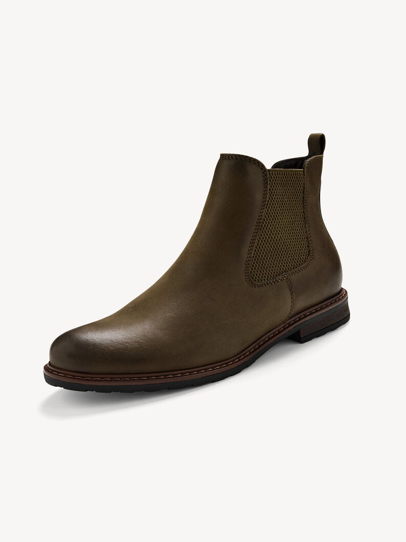 Tamaris Leder Chelsea Boot - Grün