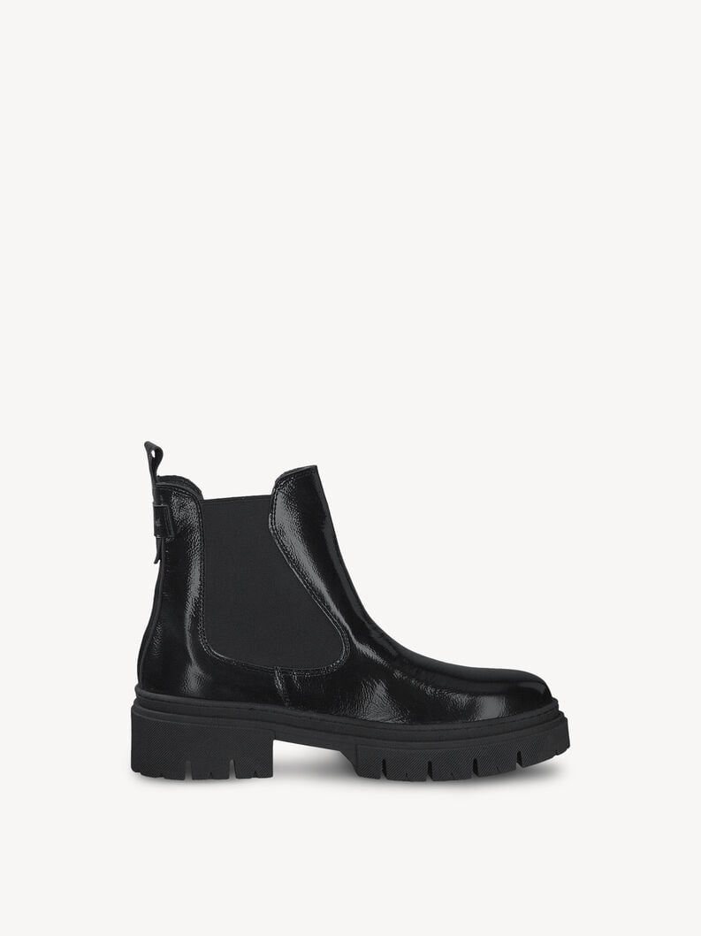 Tamaris Leder Chelsea Boot - Schwarz
