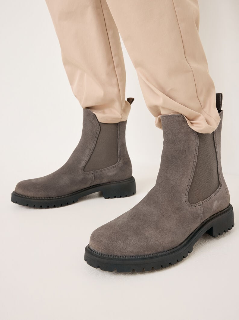 Tamaris Leder Chelsea Boot - Braun
