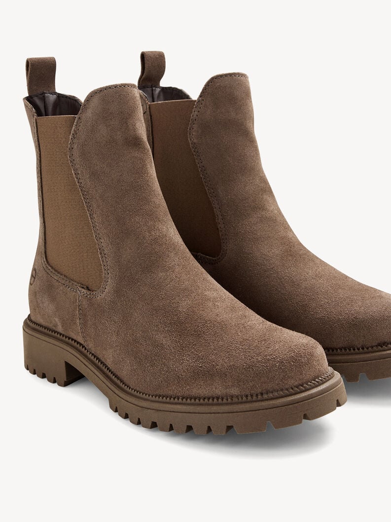 Tamaris Leder Chelsea Boot - Braun