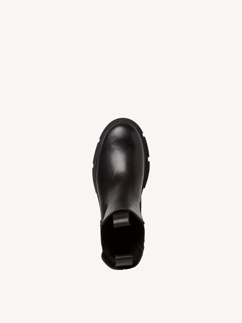 Tamaris Leder Chelsea Boot - Schwarz
