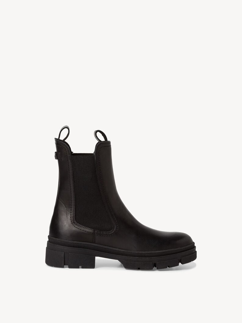 Tamaris Leder Chelsea Boot - Schwarz