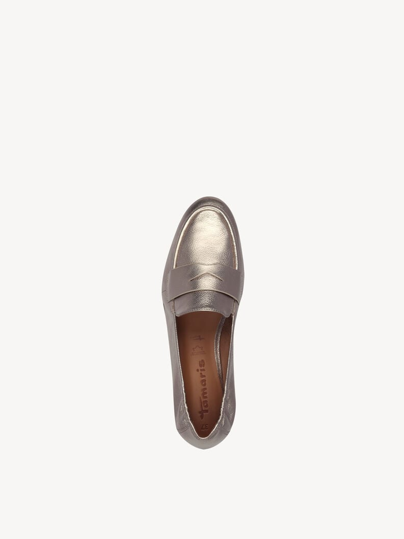Tamaris Lederslipper - Gold