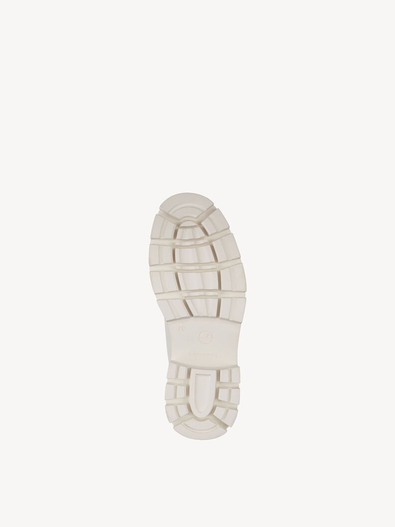 Tamaris Lederstiefelette - Weiß Warmfutter