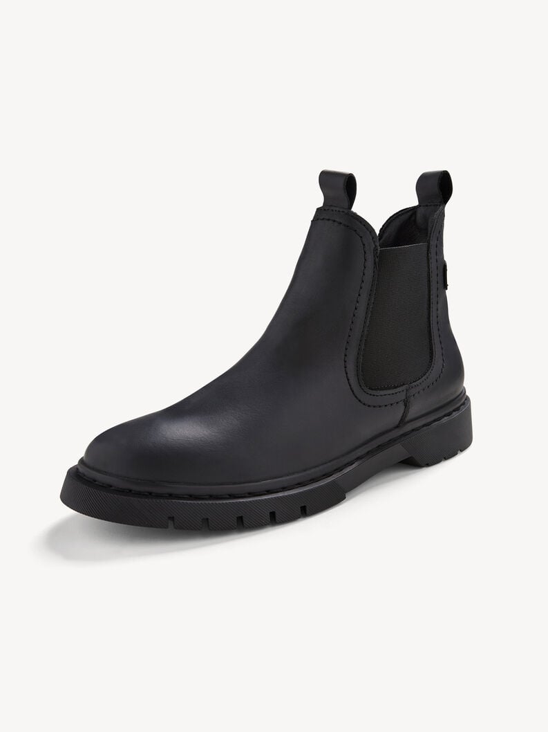 Tamaris Leder Chelsea Boot - Schwarz