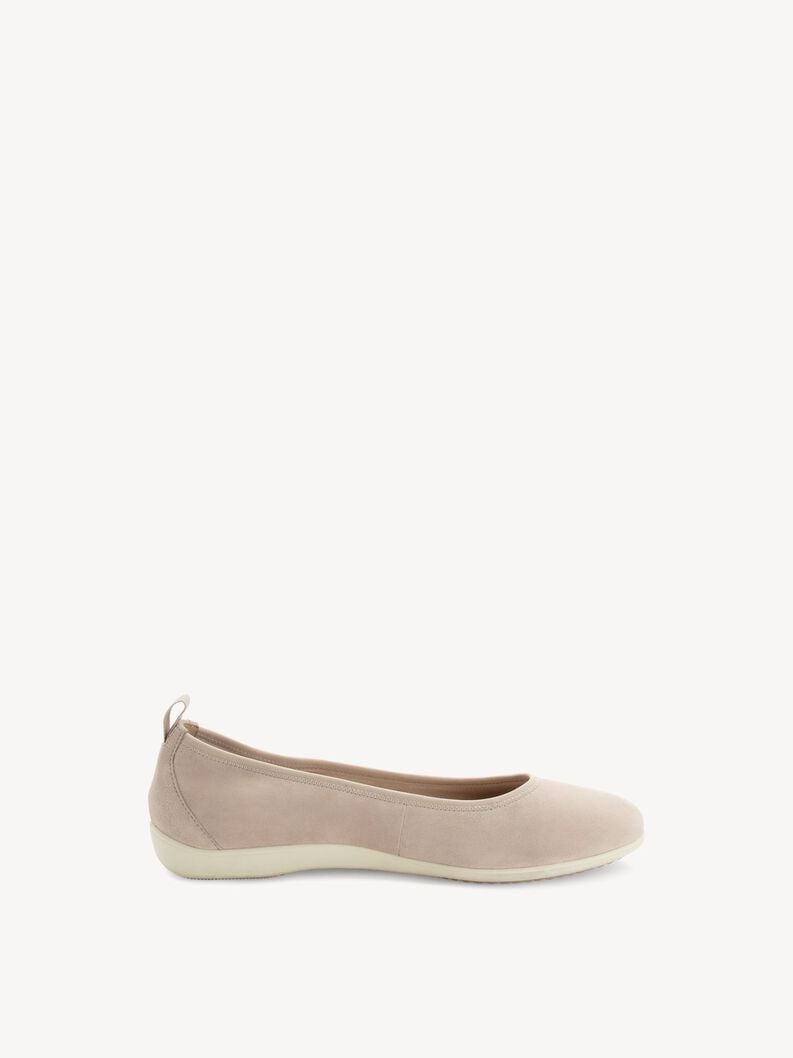 Tamaris Lederballerina - Grau