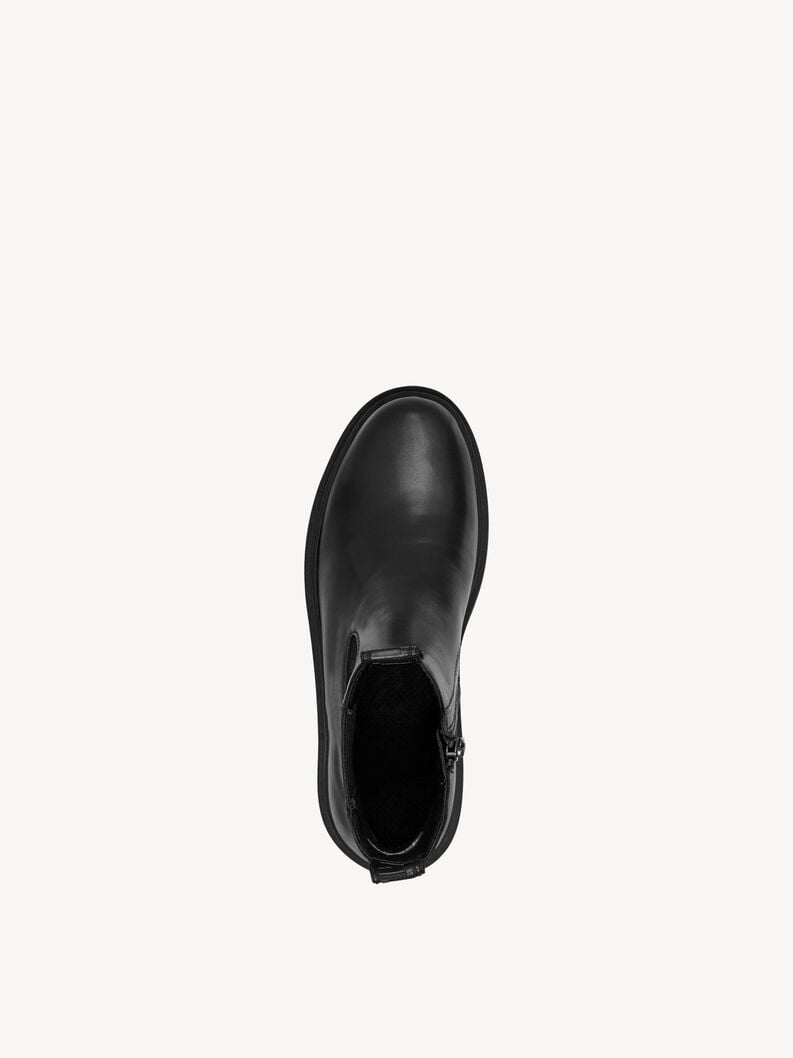 Tamaris Leder Chelsea Boot - Schwarz