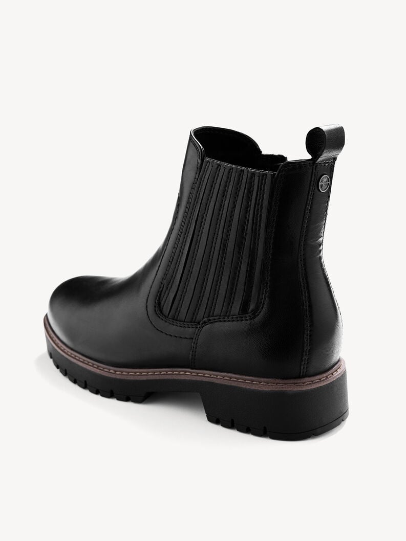 Tamaris Leder Chelsea Boot - Schwarz