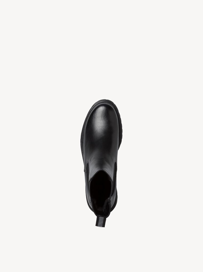 Tamaris Leder Chelsea Boot - Schwarz