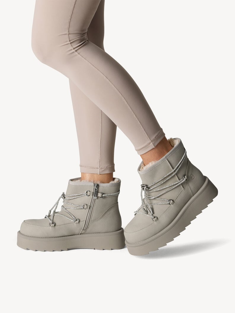 Tamaris Stiefelette - Beige Warmfutter
