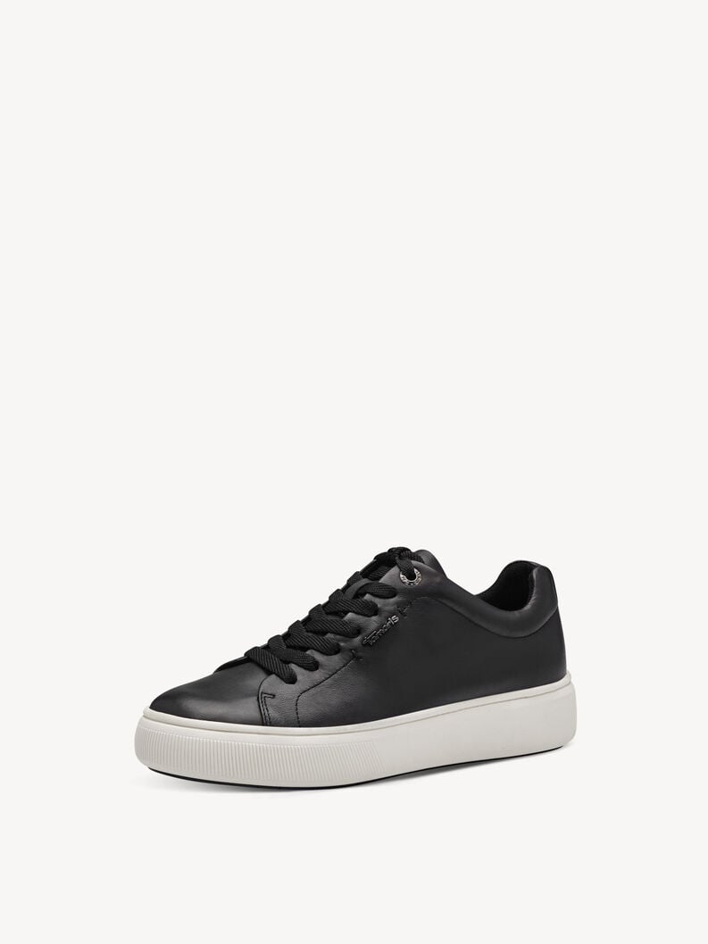 Tamaris Ledersneaker - Schwarz