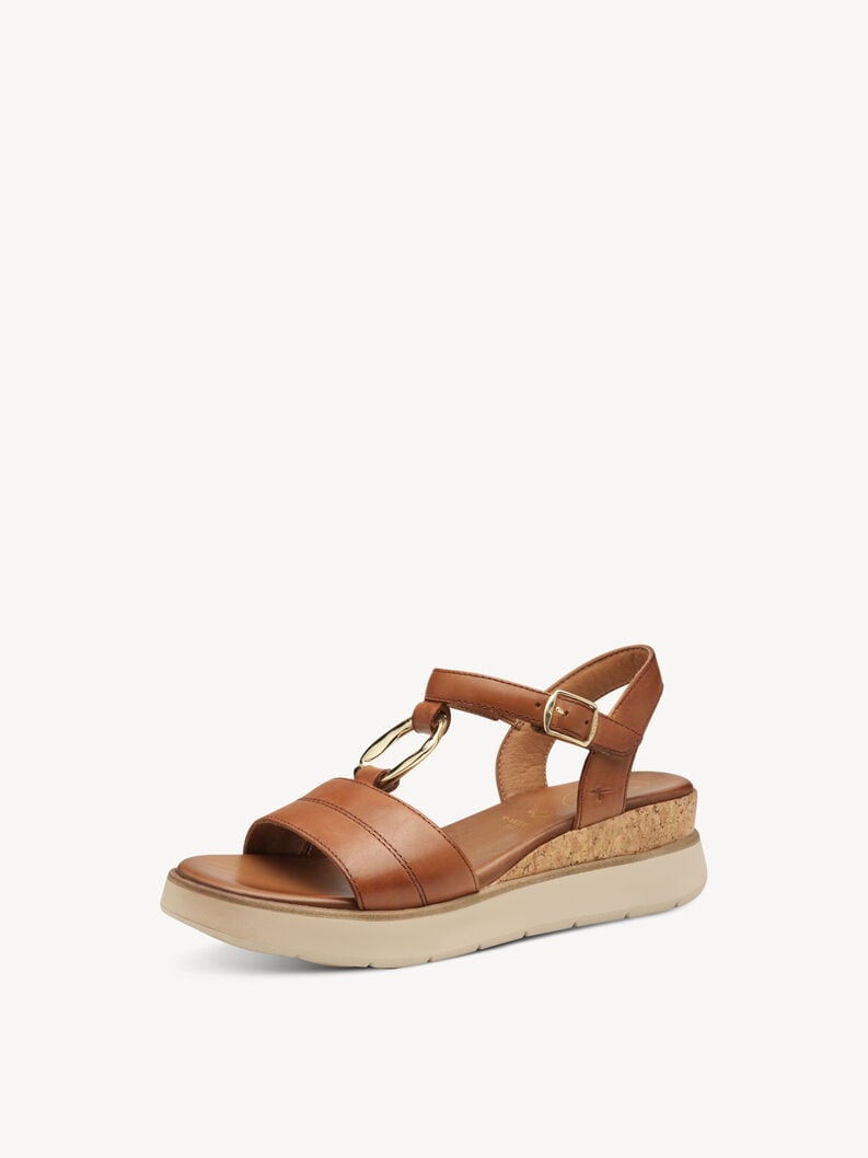 Tamaris Ledersandalette - Braun