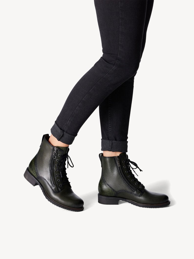 Tamaris Stiefelette - Grün