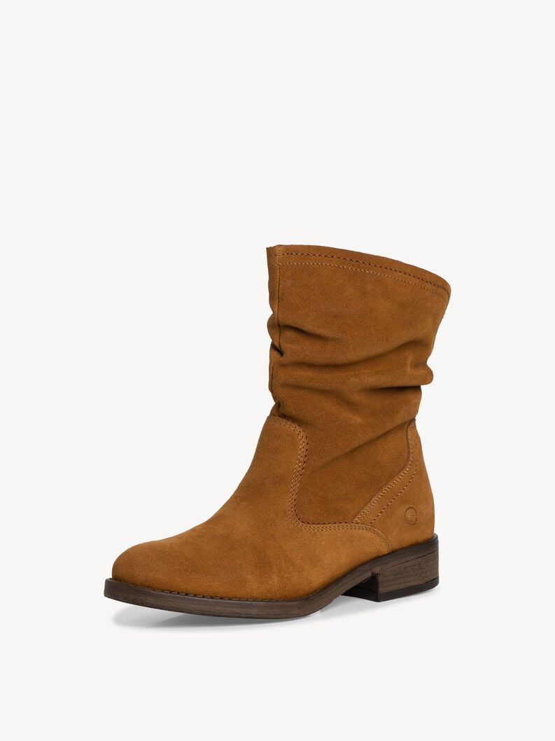 Tamaris Lederstiefelette - Braun