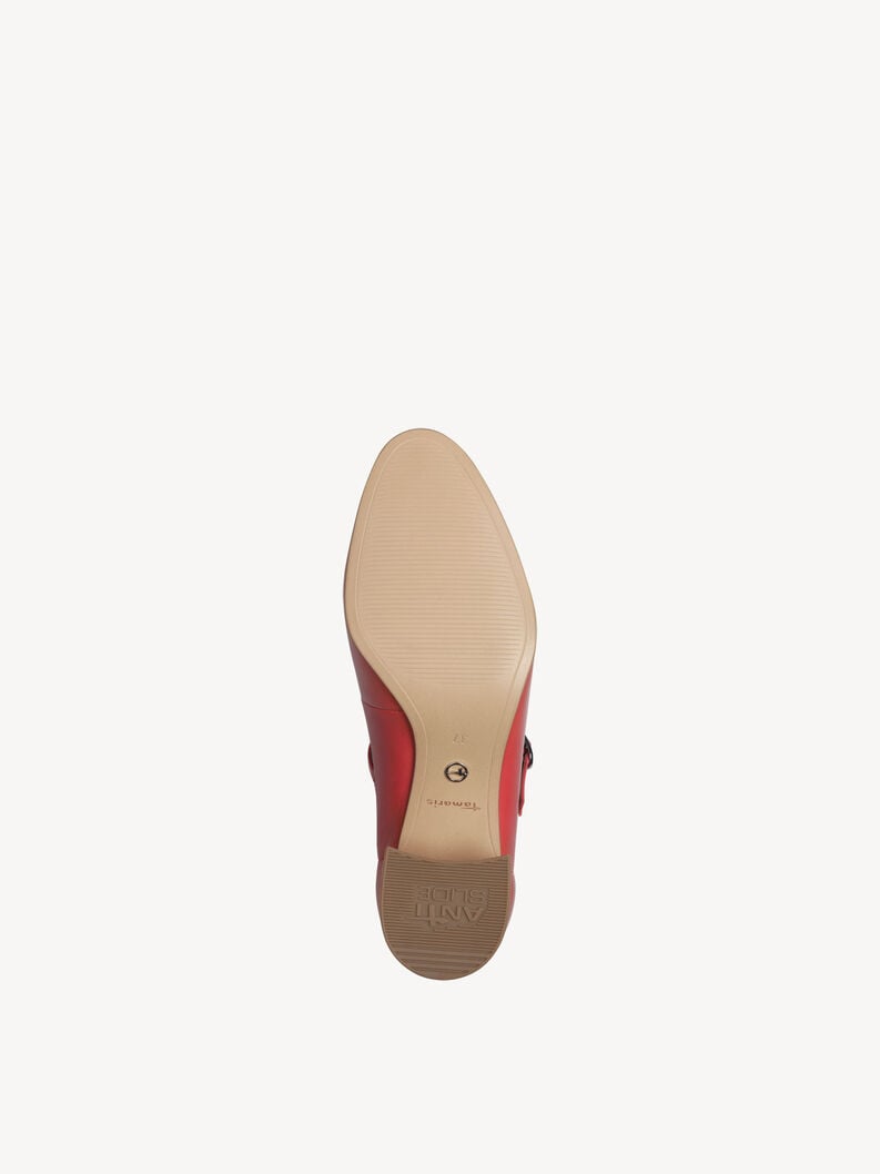 Tamaris Lederpumps - Rot
