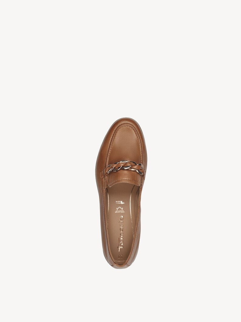 Tamaris Lederslipper - Braun