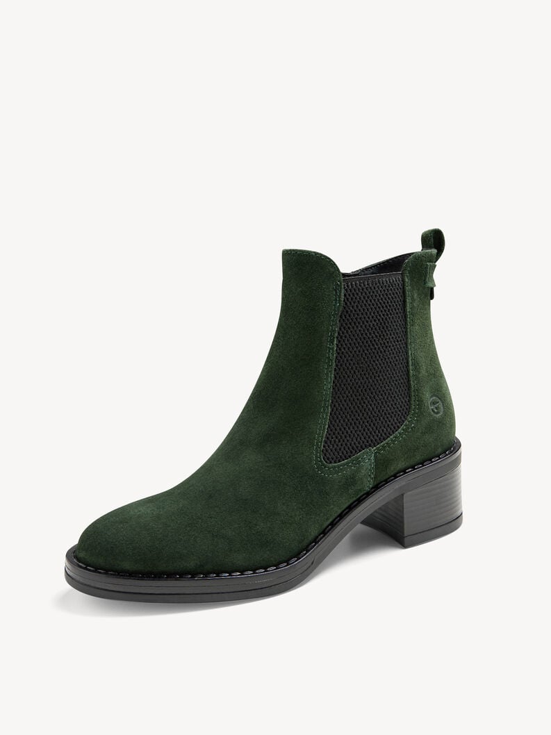 Tamaris Leder Chelsea Boot - Grün
