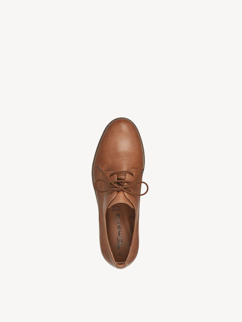 Tamaris Lederhalbschuh - Braun