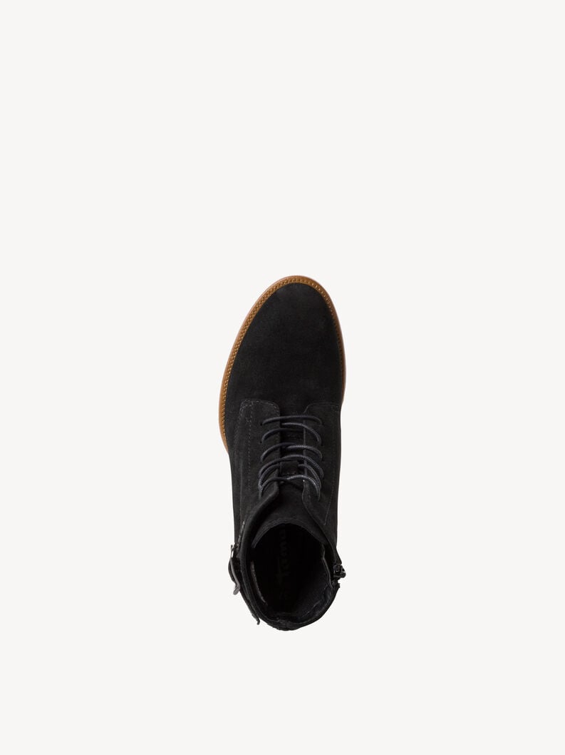 Tamaris Lederstiefelette - Schwarz