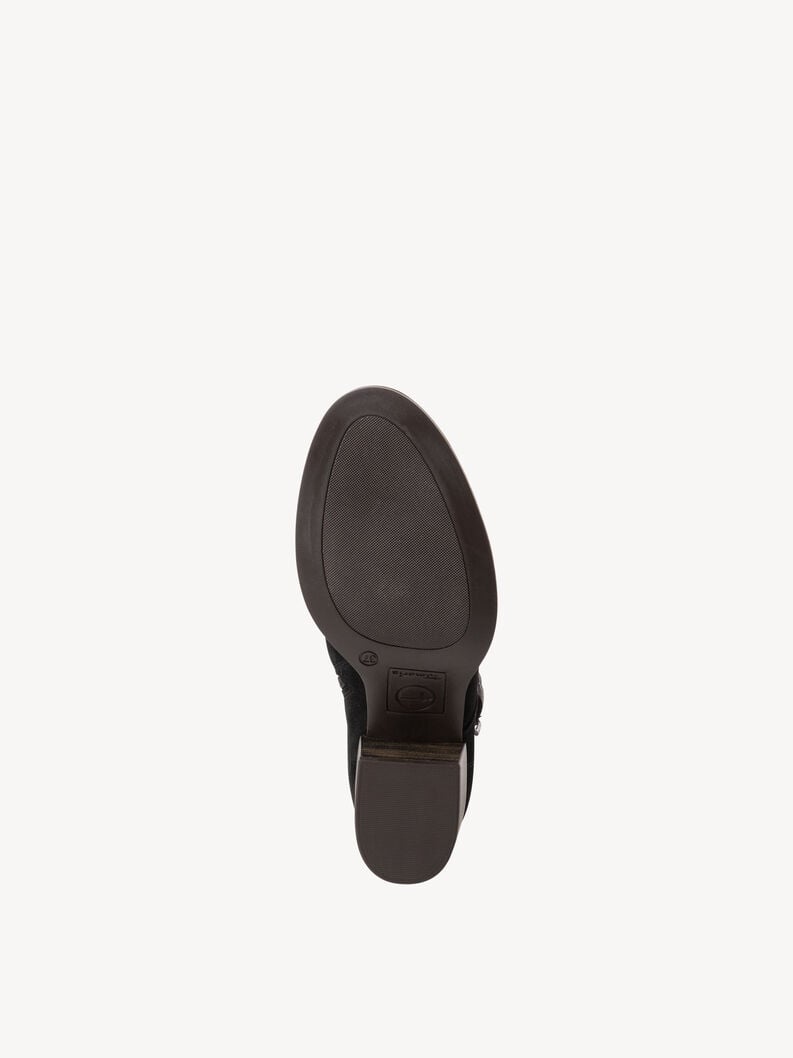 Tamaris Lederstiefelette - Schwarz