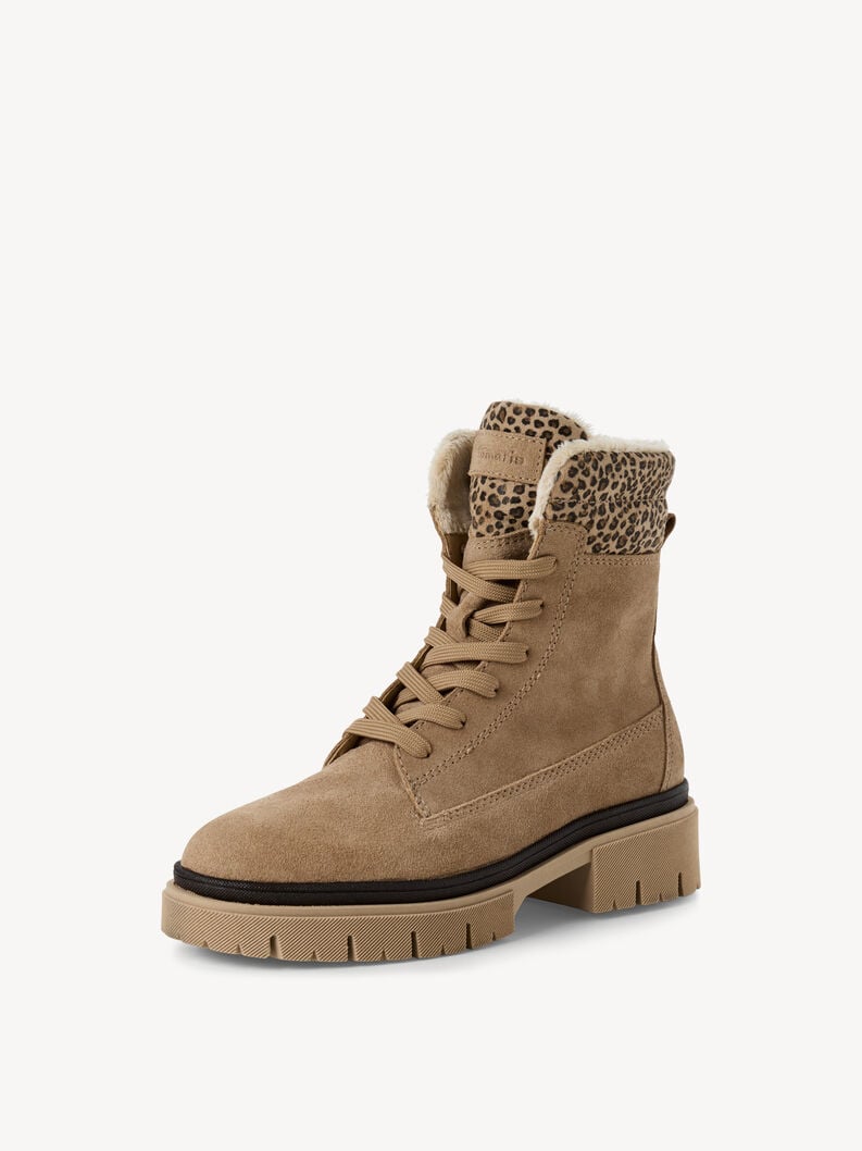 Tamaris Lederstiefelette - Beige