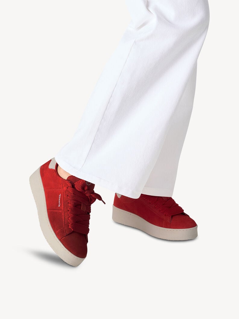 Tamaris Ledersneaker - Rot