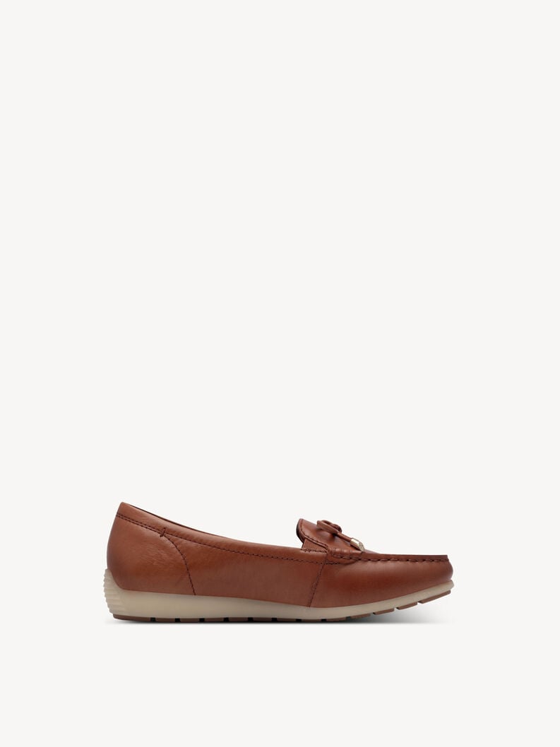 Tamaris Lederslipper - Braun