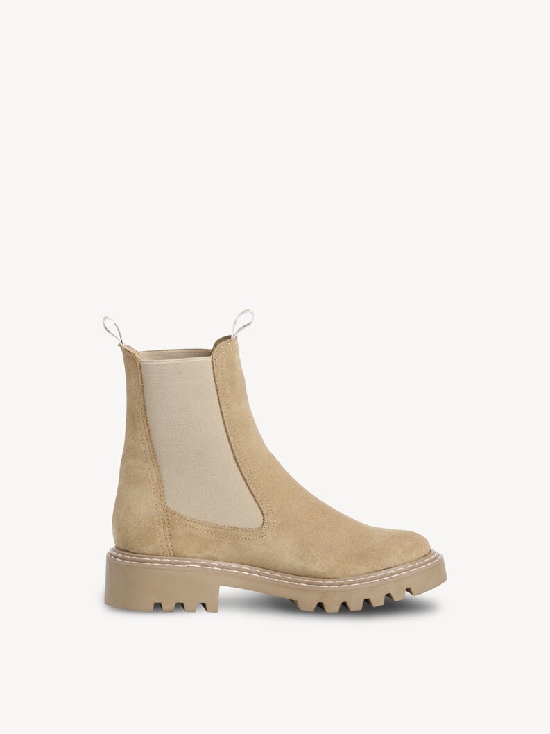 Tamaris Leder Chelsea Boot - Beige