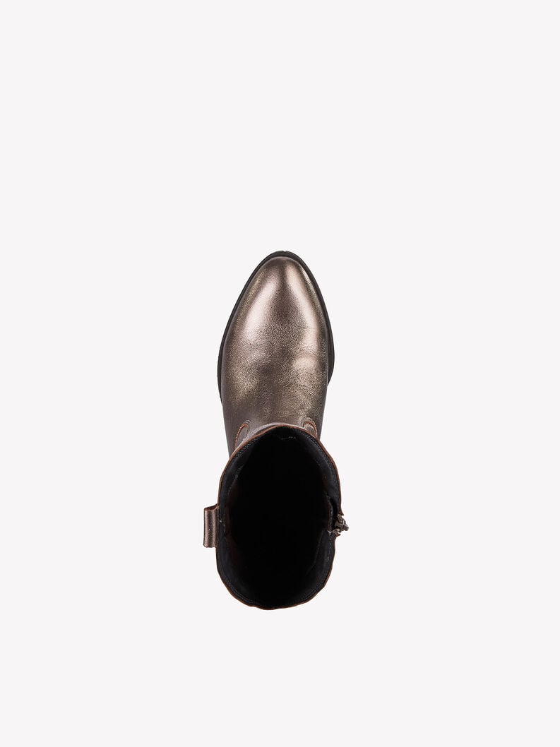 Tamaris Ledercowboystiefel - Metallic
