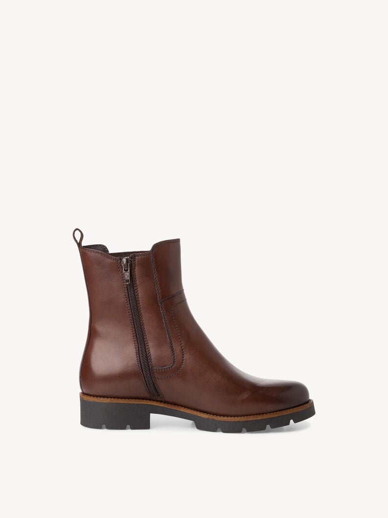 Tamaris Leder Chelsea Boot - Braun