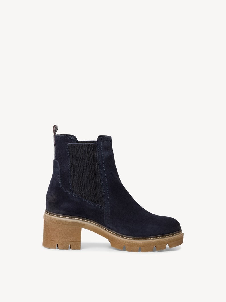 Tamaris Leder Chelsea Boot - Blau