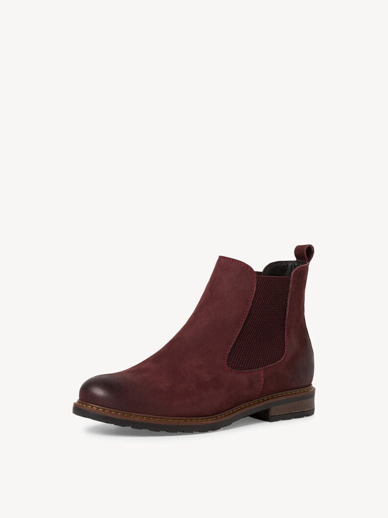 Tamaris Leder Chelsea Boot - Rot