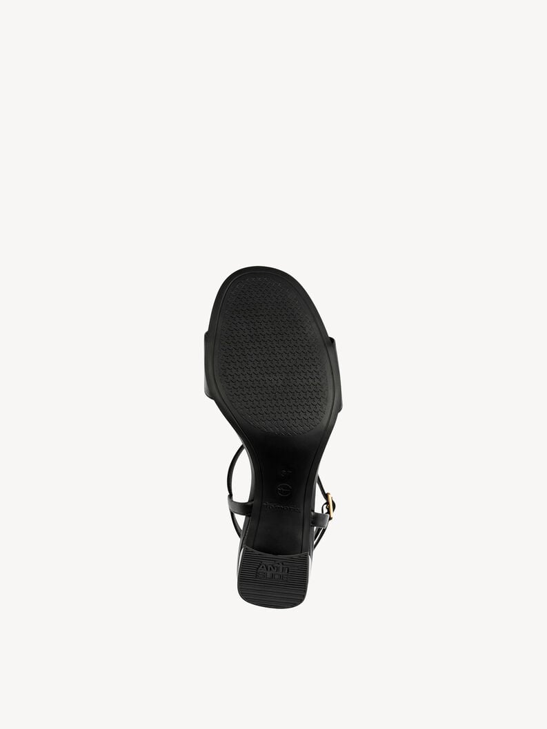 Tamaris Ledersandalette - Schwarz
