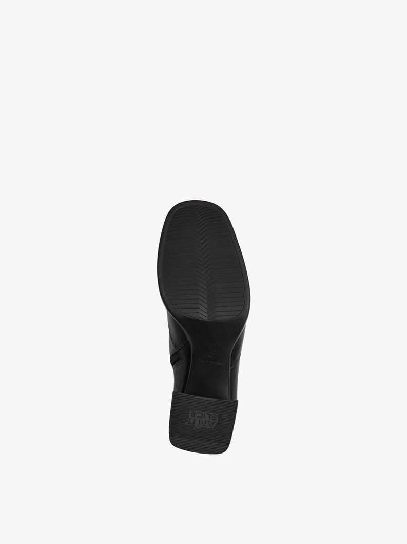 Tamaris Lederstiefelette - Schwarz