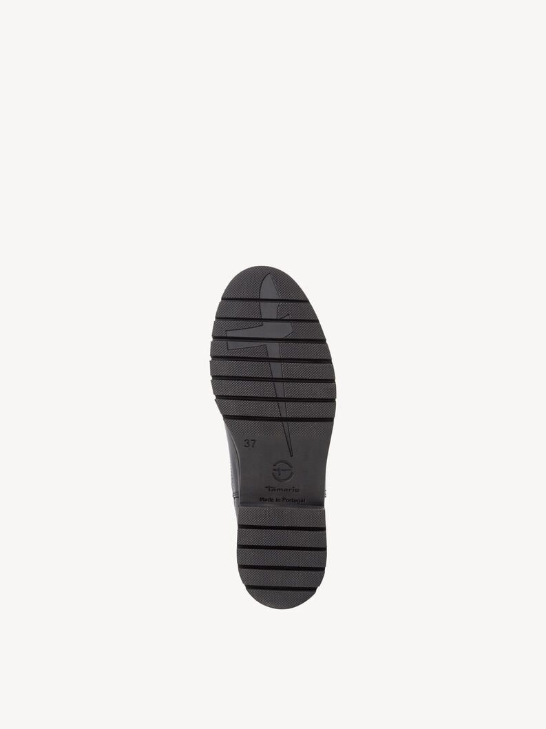 Tamaris Lederstiefelette - Schwarz Warmfutter