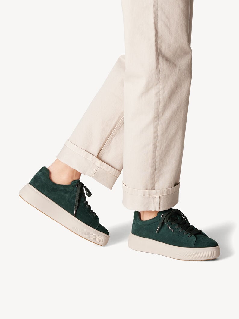 Tamaris Ledersneaker - Grün