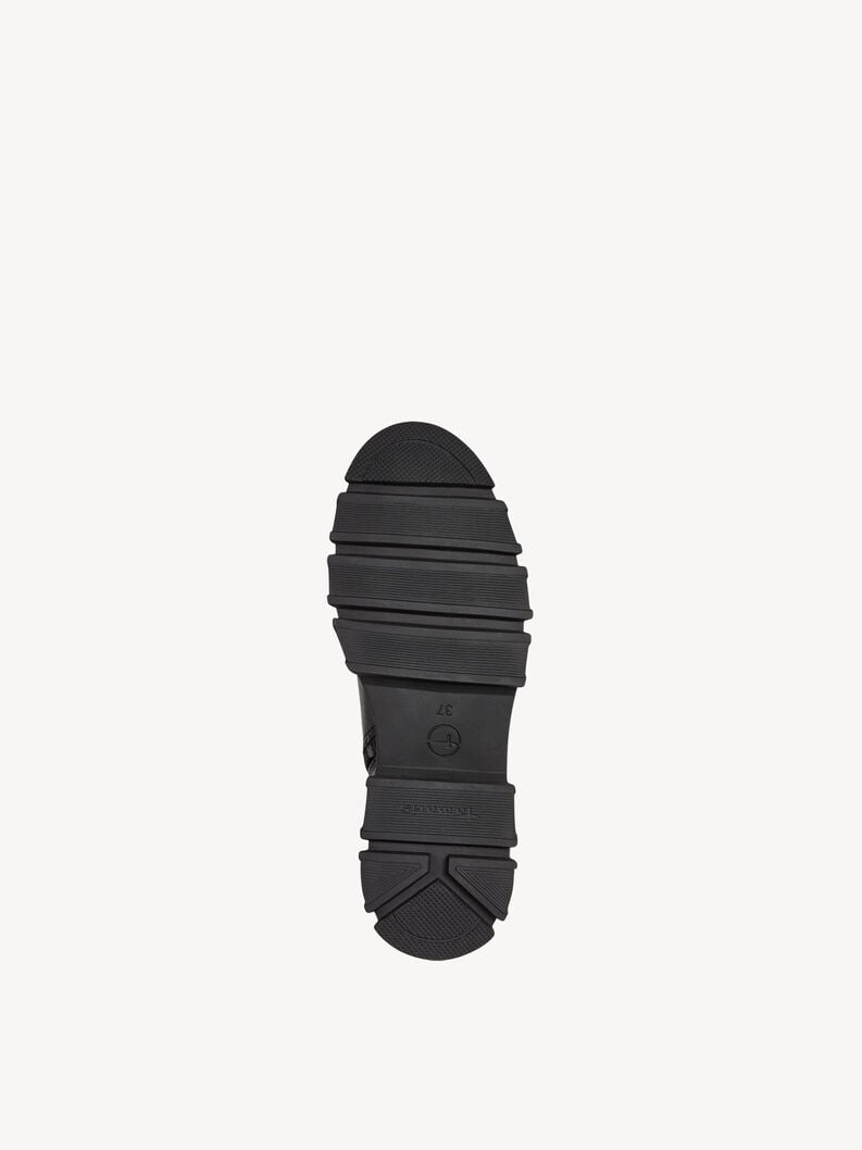 Tamaris Lederstiefelette - Schwarz Warmfutter